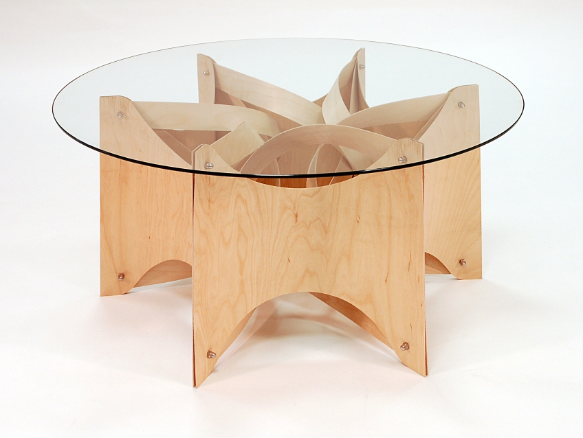 Twist Round Table by Ian Smith from Exemplar Furniture